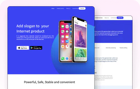 High Fidelity Website Mockup