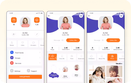 Mobile App Wireframe
